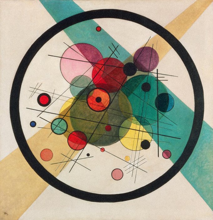   Circles in a Circle  - Wassily Kandinsky, 1923 